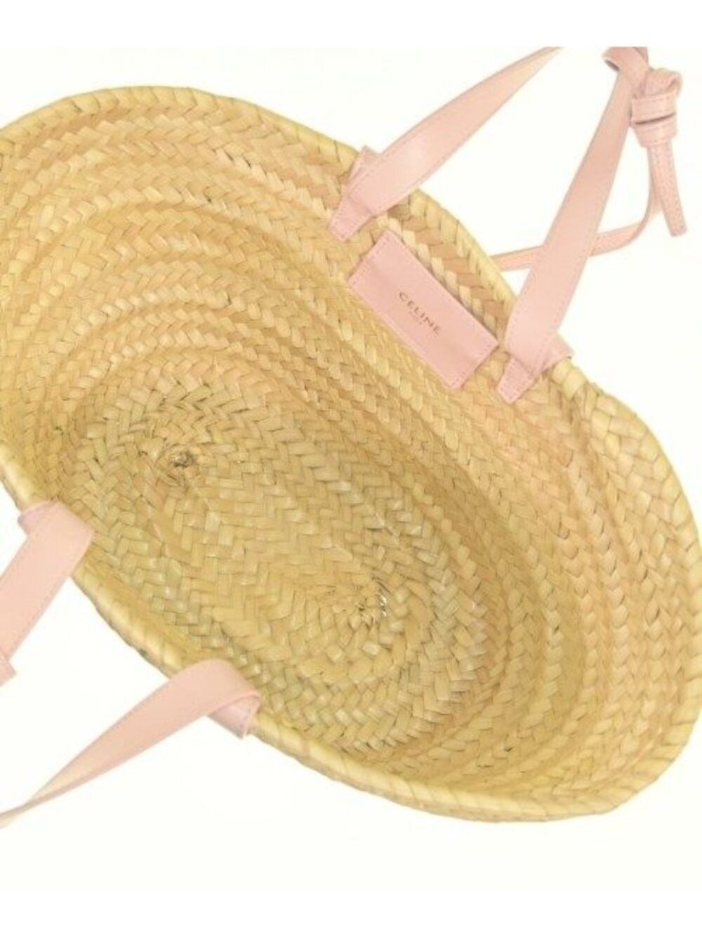 Celine Basket Bag Handbag Beige - Picture 3 of 9